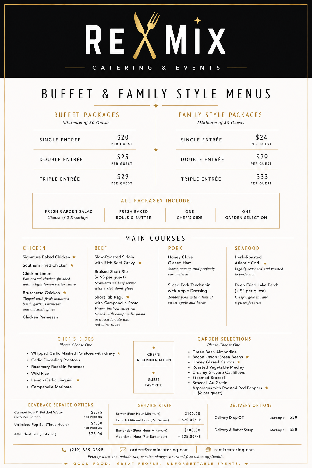 Buffet Services